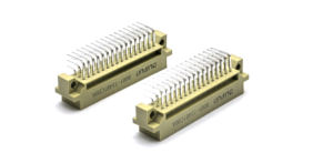 ขั้วต่อ DIN 41612 แบบมุมฉาก กระแสไฟสูง ตัวผู้ 3*16 ขา หน้าสัมผัสทองเหลือง ตัวเรือนไนลอน สำหรับงาน PCB - Product Image 4