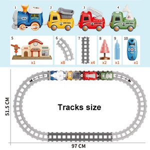 Kit ferroviaire télécommandé pour <span class=keywords><strong>train</strong></span> à fumée, locomotive à vapeur <span class=keywords><strong>électrique</strong></span>, <span class=keywords><strong>avec</strong></span> son et lumières - Product Image 6