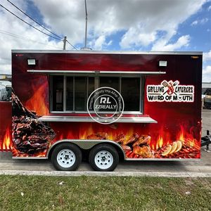 China Food <b>Trailers</b> Fully Equipped Us Standards Doner Kebab Mobile Food Carts for Sale - Product Image 5