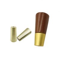 YOYOW Moderne Or Fin Laiton Meubles Jambe Tube Protecteur 80*33*25 Table Pieds Base Caps pour Salle À Manger Chaises Canapés Cabinet Jambe