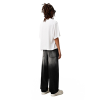Fournisseur avec plus de 10 ans d'expérience, vente en gros de jeans baggy classiques personnalisés avec logo pour hommes
