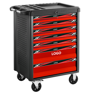 Vente flash : Coffret <span class=keywords><strong>à</strong></span> <span class=keywords><strong>outils</strong></span> roulant portable, boîte <span class=keywords><strong>à</strong></span> <span class=keywords><strong>outils</strong></span> de mécanicien en fer mobile avec tiroirs, chariot de rangement pour garage - Product Image 1