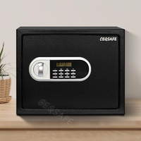 CEQSAFE Kleiner Digitaler Haushaltssafe mit Elektronischem Zahlenschloss Mini Stahl-Tresor