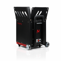 Machine à balles de tennis portable professionnelle Nisplay N3 avec contrôle par application, qualité supérieure, service réglable, capacité de 80+ balles