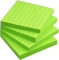 Bloc-notes magnétique personnalisé autocollant en papier PET bloc-notes doublé de couleur pastel pour le bureau, la maison et l'école pour les promotions de cadeaux