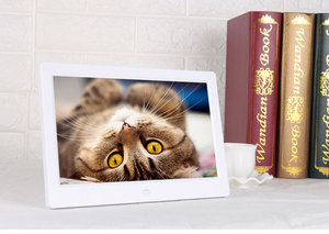 7 inch LED Khung ảnh điện thông minh Khung ảnh kỹ thuật số với MP3 MP4 Movie <span class=keywords><strong>Player</strong></span> 16:9 Màn hình hiển thị khung - Product Image 2