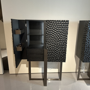 Modern Light Luxury Wine Cabinet High-end Glass Door Household Living Room Led Display <b>Storage</b> Pj-cb10 Dining Table Sets for - Product Image 3