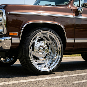 Jantes en aluminium forgé chromées de 15 à 18 pouces, à déport profond, 5x100, 5x114.3, Chevrolet C10, Nova, Chevelle <span class=keywords><strong>EMOTION</strong></span> CR2P - Product Image 4