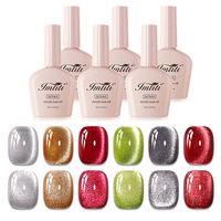 IMTITI OEM/ODM Nouveau Gel Ongles Effet Œil de Chat Haute Densité 6 Couleurs Été Porcelaine Glacée Fée