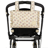 Sac de poussette portable universel imperméable pour parents avec poche pour biberon et compartiment de rangement isotherme pour les voyages en plein air
