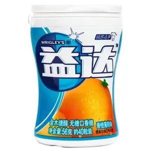 Orange Mint Flavor 56g Chewing Gum Yida Sugar Free Chewing Gum Xylitol Chewing Gum