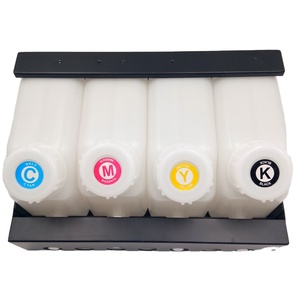 Catridgesl 4 chai 220ml Ciss Hệ thống mực cung cấp số lượng lớn Kit 2 lít bể mực cho lớn định dạng sinh thái dung môi máy in phun - Product Image 4