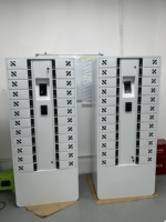 Casier intelligent TEC 24 baies pour la gestion des appareils IoT avec accès RFID/HID, surveillance à distance et charge Type-C PD65W, prise secteur AC