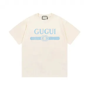 Wholesale new fashion high quality famous brand t shirts G letter print luxury t-shirt cotton luxury designer t shirt for men