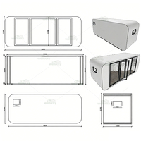 Casa Cápsula Moderna de Lujo de 20 y 40 pies, Casa Modular Prefabricada Integrada para Resort, Hotel, Alojamiento y Zonas Turísticas