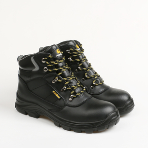 Chaussures de sécurité pour hommes et femmes, imperméables, antistatiques, antidérapantes, en cuir véritable, bottes de travail de sécurité, norme européenne - Product Image 1