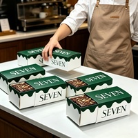 Boîtes à desserts personnalisées pour l'emballage de gâteaux, emballages de gâteaux pour emporter, emballages de gâteaux de l'après-midi, boîtes de pâtisserie de luxe pour biscuits