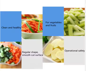 เครื่องหั่นสี่เหลี่ยมลูกเต๋ามะเขือเทศ/หัวหอม/มันฝรั่ง/แครอท/แอปเปิ้ล/สับปะรด/เครื่องหั่นผักผลไม้ CHD100เครื่องหั่นผัก - Product Image 6