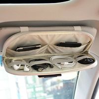 Organizador de parasol multibolsillo personalizado para coches, camiones, SUV, para almacenamiento de documentos de seguros, estilo de carpeta Manila