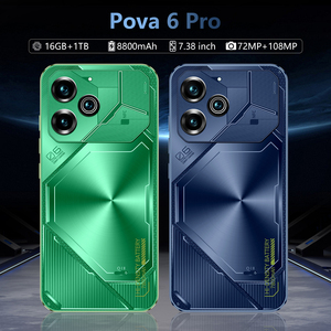 Pova 6 <span class=keywords><strong>Pro</strong></span>, Teléfono Inteligente 5G de 7.3 Pulgadas, Cámara Trasera de 108MP, Batería de 8800mAh, Teléfono Móvil Original, 16GB+1TB, Android 14.0, Deca Core, CDMA/<span class=keywords><strong>LTE</strong></span>, HD, UE - Product Image 1