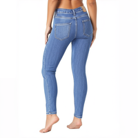 Vêtements de yoga à la mode pour femmes, aspect denim imprimé, grande taille, leggings de sport skinny extensibles à taille haute pour femmes