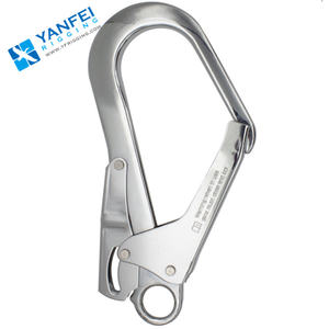 25KN落下防止鍛造安全スナップスタンプフック合金鋼クライミングセルフロック鉄筋フック安全ハーネス用 - Product Image 2