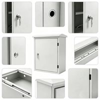 Armoire de distribution électrique extérieure 240V 50A à 8 prises IP55 étanche pour la surveillance, la mesure et la recharge