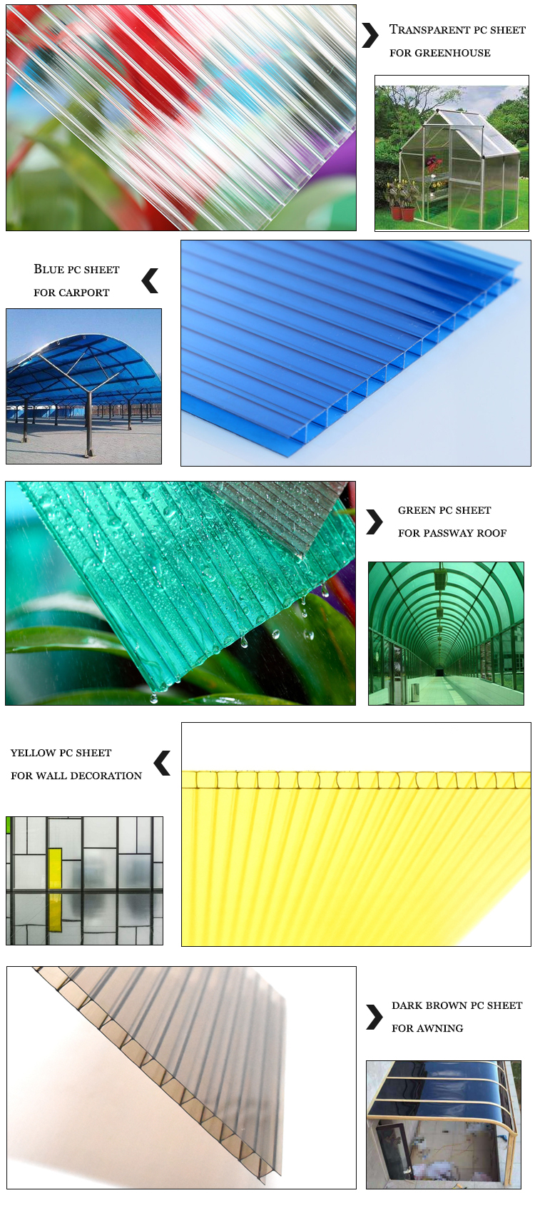 polycarbonate application