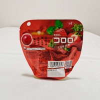 Impression personnalisée de sacs d'emballage alimentaire à fermeture éclair de forme spéciale et découpe de forme irrégulière pour l'emballage des bonbons gélifiés