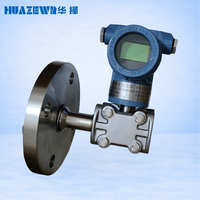 Transmisor de Nivel de Diafragma con Brida Simple 4-20mA HART DN50, Membrana Chapada en Oro, Precisión del 0.1%, -0.1~40MPa, IP66, Aluminio Fundido