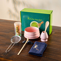 Astief Wholesale - Thé matcha traditionnel pour cérémonie - Outils et accessoires matcha personnalisés - Ensemble de bols à matcha en céramique rose