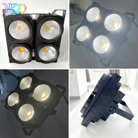 4 projecteurs LED COB 450W à 4 yeux, éclairage de scène professionnel pour public, DMX, DJ, discothèque, bar, fête, mariage, lumière matricielle LED chaude