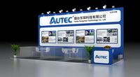 AUTEC ATW-A80 Alineador de Ruedas 3D con Tablero de Objetivo Grande de 1118mm, Máquina de Alineación de Vehículos con Seguimiento de 5MP, Equipo de Garaje