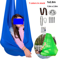 Hamac en tissu moderne pliable et élastique pour adultes et enfants, mobilier d'extérieur léger, balançoire sensorielle, yoga