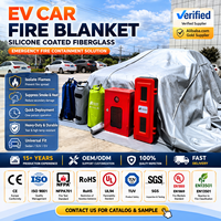 Fabricant chinois de couvertures anti-feu en fibre de verre enduite de silicone, équipement de sécurité incendie de haute qualité, vente en gros