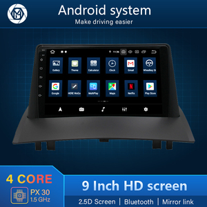 9 ''Android 2 + 32G HD Auto Specchio GPS Stereo Multimedia Player Radio Lettore Audio per <span class=keywords><strong>Renault</strong></span> <span class=keywords><strong>Megane</strong></span> 2 2004 2005 2006 2007 <span class=keywords><strong>2008</strong></span> - Product Image 2