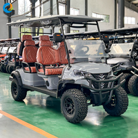 Voiture de golf électrique à panneaux solaires personnalisables Robetaa, 6 places, navette de tourisme à grande vitesse pour aéroport, hôtel, complexe hôtelier, buggy