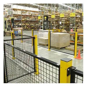 Pagar Pengaman lini produksi industri outlet pabrik pagar pelindung pengaman