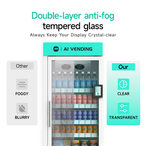 Shengma Smart AI distributeur automatique 24/7 sans surveillance au détail 520L capacité 4G LTE activé carte/numérisation <span class=keywords><strong>paiement</strong></span> surveillance à distance métal - Product Image 3