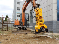 Machine hydraulique de compacteur de plaque vibrante de sol en béton d'excavatrice à haute fréquence de JT