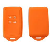 Étui de protection en silicone pour clé de voiture intelligente, coque pour Renault Kadjar Koleos Megane Talisman Espace Dacia Duster 4 boutons