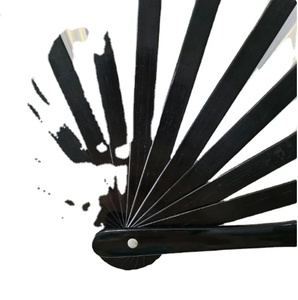 Abanico de Mano Plegable de Bambú y PVC Holográfico de Alta Calidad de 33 cm para Fiestas - Product Image 5