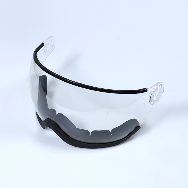 Yijia Optical Ski Visor Manufacturer UV400 Outdoor Sports Sledding Motocross Motorcycle Helmet Lens Anti-fog Ski Helmet Visor