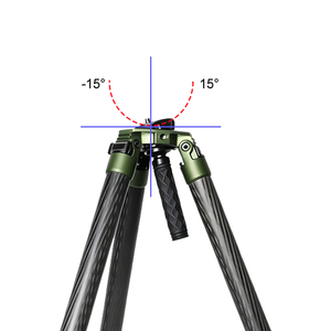 Trípode de Fibra de Carbono de Alta Resistencia, Capacidad de Carga de 100 kg, Soporte Profesional para Cámara para Transmisión, <span class=keywords><strong>Cine</strong></span> y Grabación de Video - Product Image 4