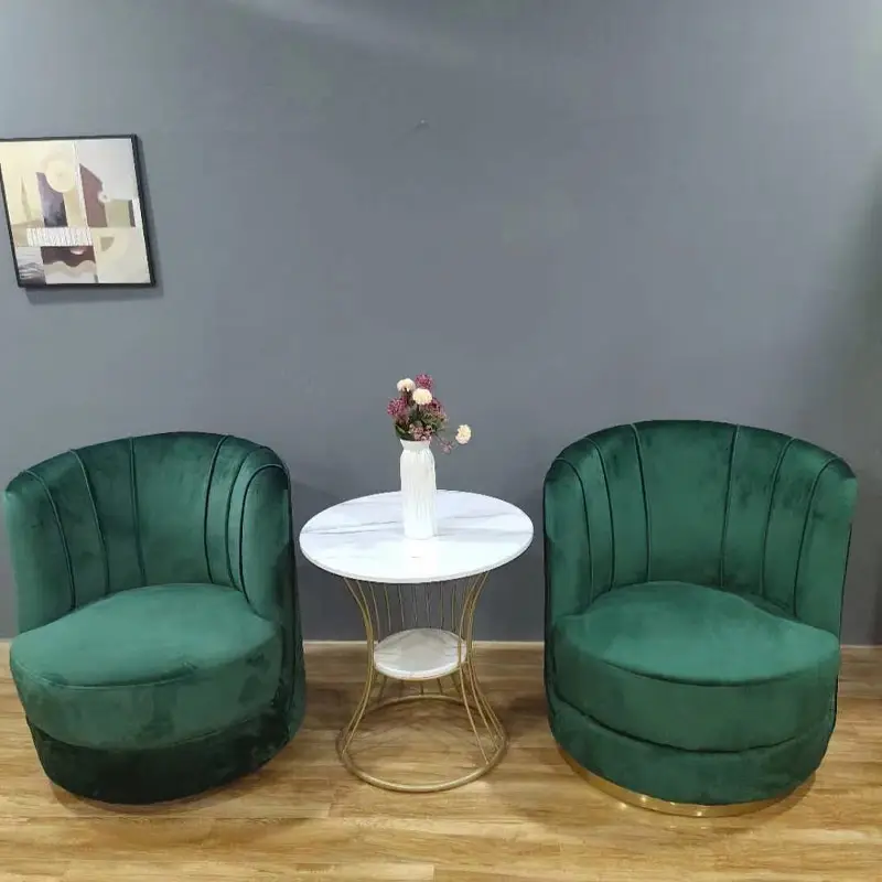 현대 여가 거실 소파 부분적인 소파 이탈리아 왕 두바이 특별하 모양 둥근 의자 소파