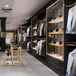 Exhibidores Metálicos para Ropa |   Armario para Ropa de Pared |   Stand de Exhibición para Tienda de Moda |   Fábrica de Accesorios Personalizados para Minoristas - Product Image 2