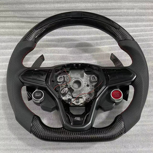 Volante Deportivo Personalizado de Fibra de Carbono con LED e Indicador de RPM para <span class=keywords><strong>VW</strong></span> Golf 8 MK8 Passat Touareg Tiguan <span class=keywords><strong>Polo</strong></span> GTI GTD CC Jetta - Product Image 2