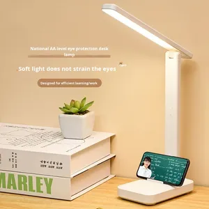 USB ánh sáng-Emitting Diode gấp ánh sáng ban đêm nghiên cứu đèn bàn ba màu nhiệt độ vô cấp mờ đèn bàn - Product Image 3