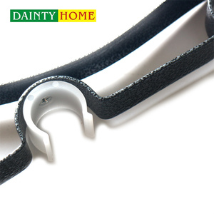 Commercio all'ingrosso <span class=keywords><strong>doppio</strong></span> Set asta di tenda titolare in metallo staffa di ferro per uso domestico accessori per tenda pali - Product Image 6