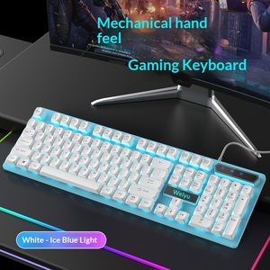 Mechanical Feeling Keyboard <b>Mouse</b> Combo RGB Backlit Gaming Two Piece Set Universal <b>For</b> PC Laptop E Sports Wholesale - Product Image 4